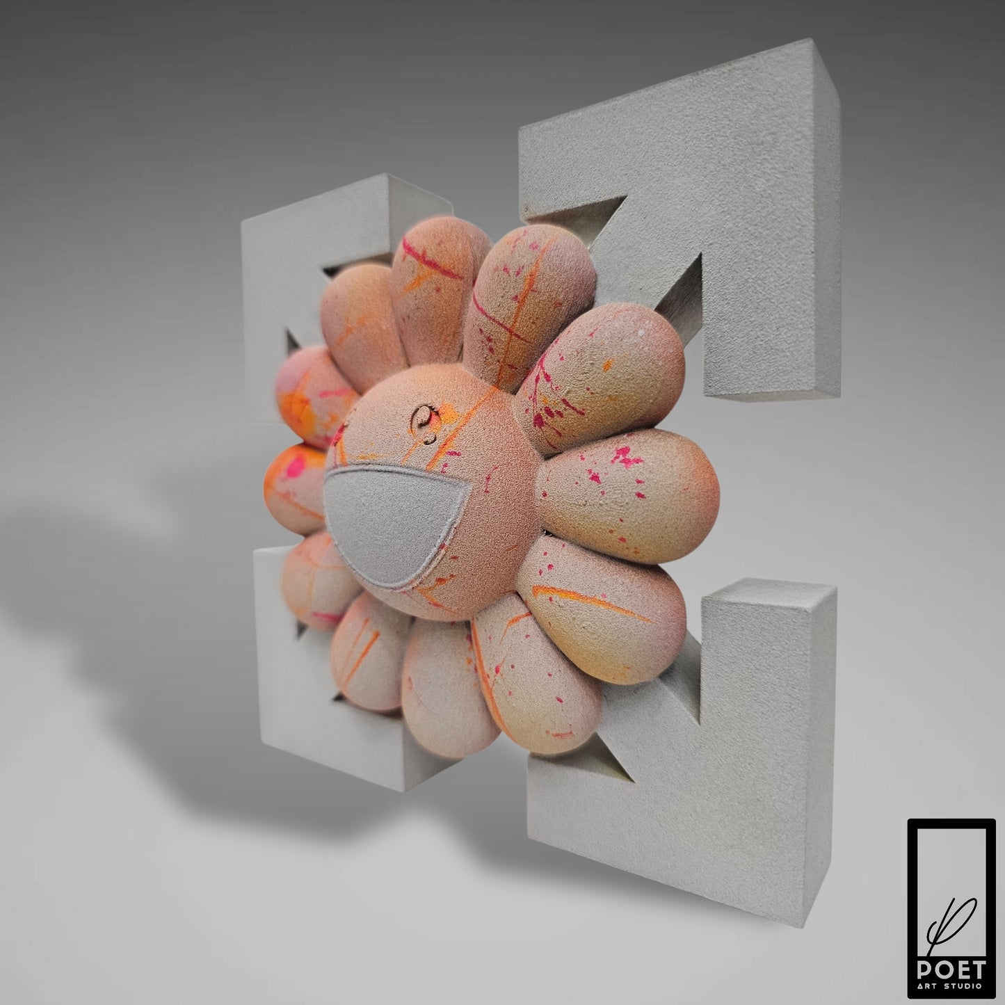 Murakami Flower Off White by Poet V15CM