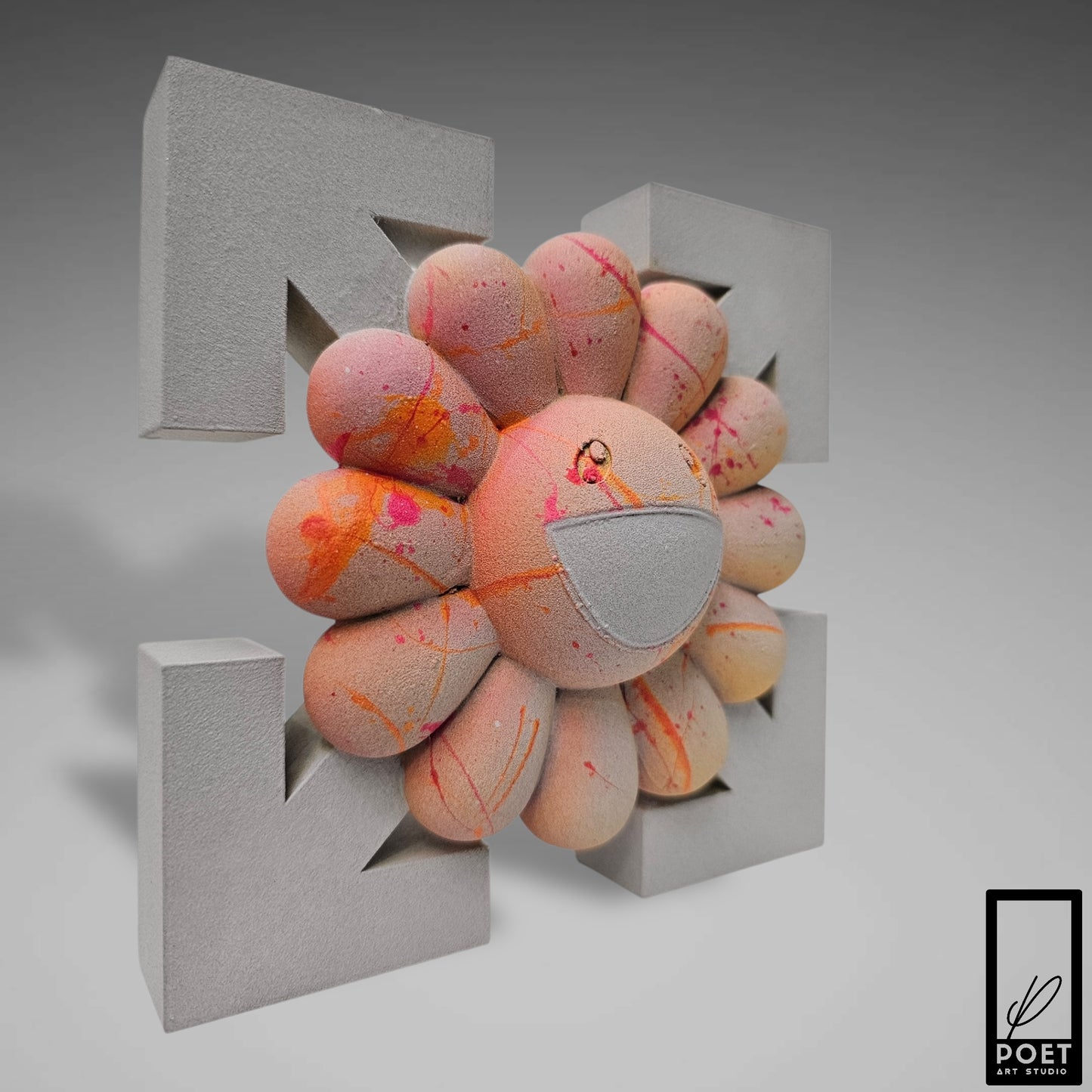 Murakami Flower Off White by Poet V15CM