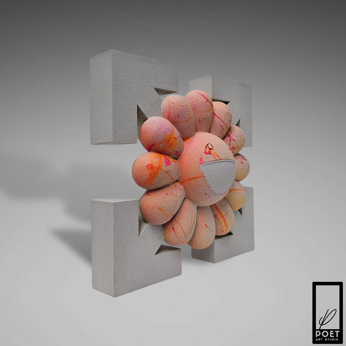 Murakami Flower Off White by Poet V15CM