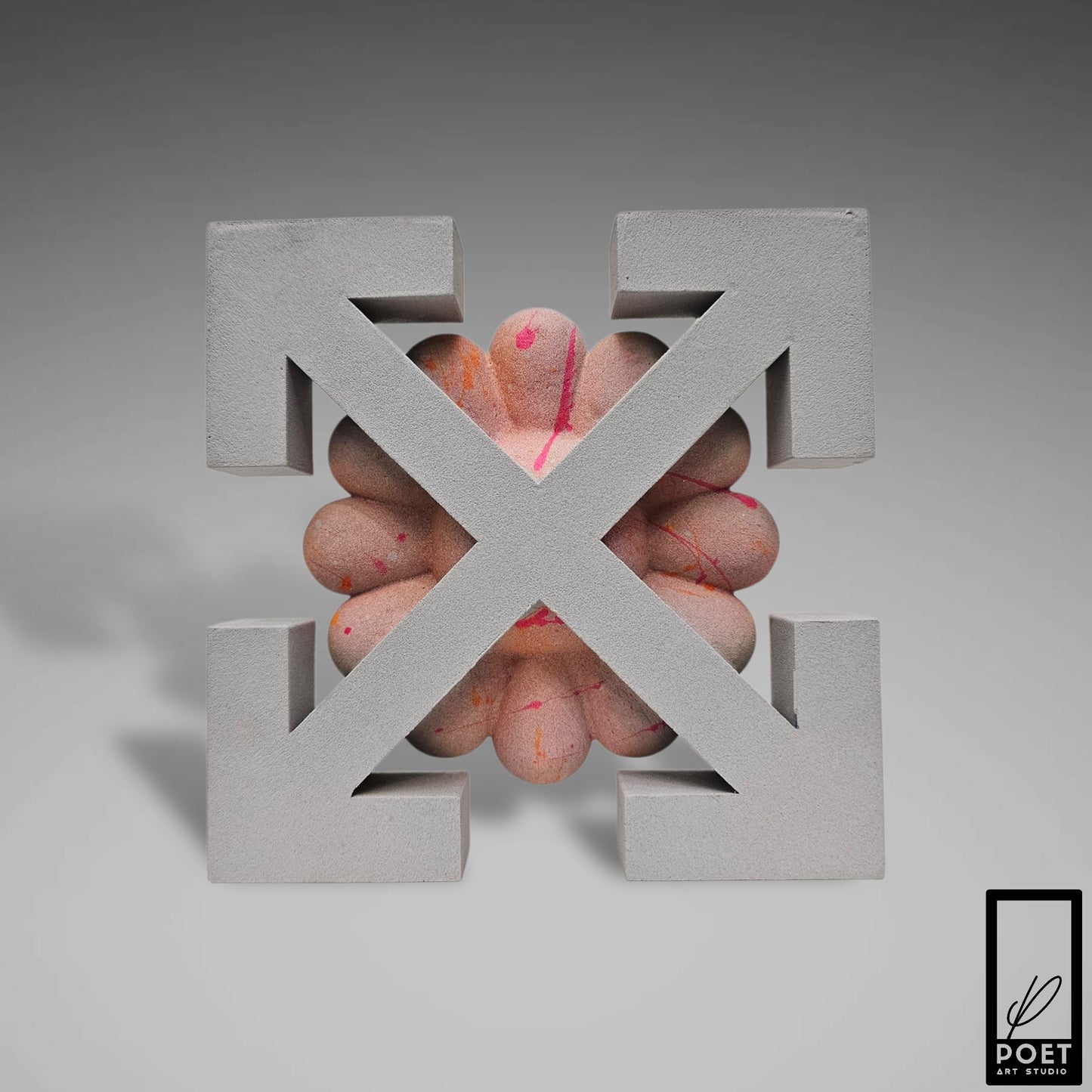 Murakami Flower Off White by Poet V15CM