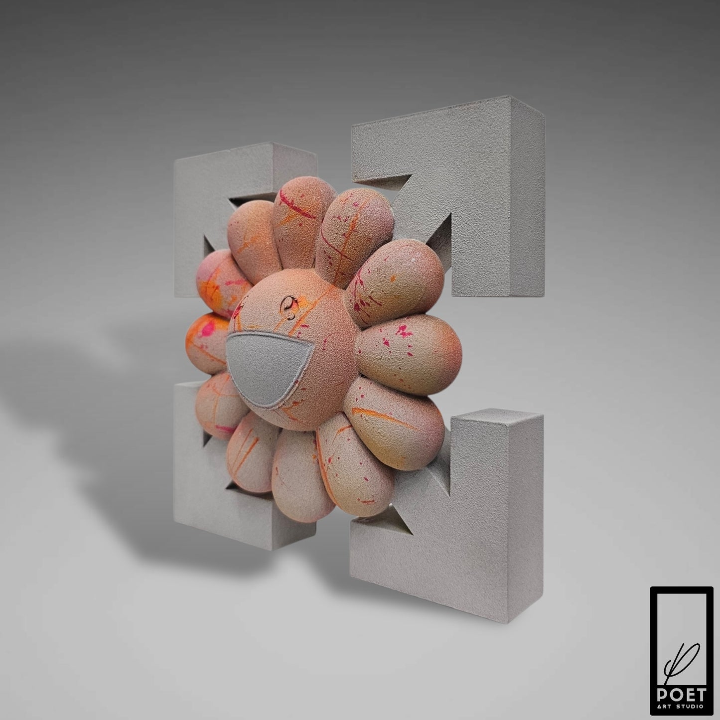 Murakami Flower Off White by Poet V15CM