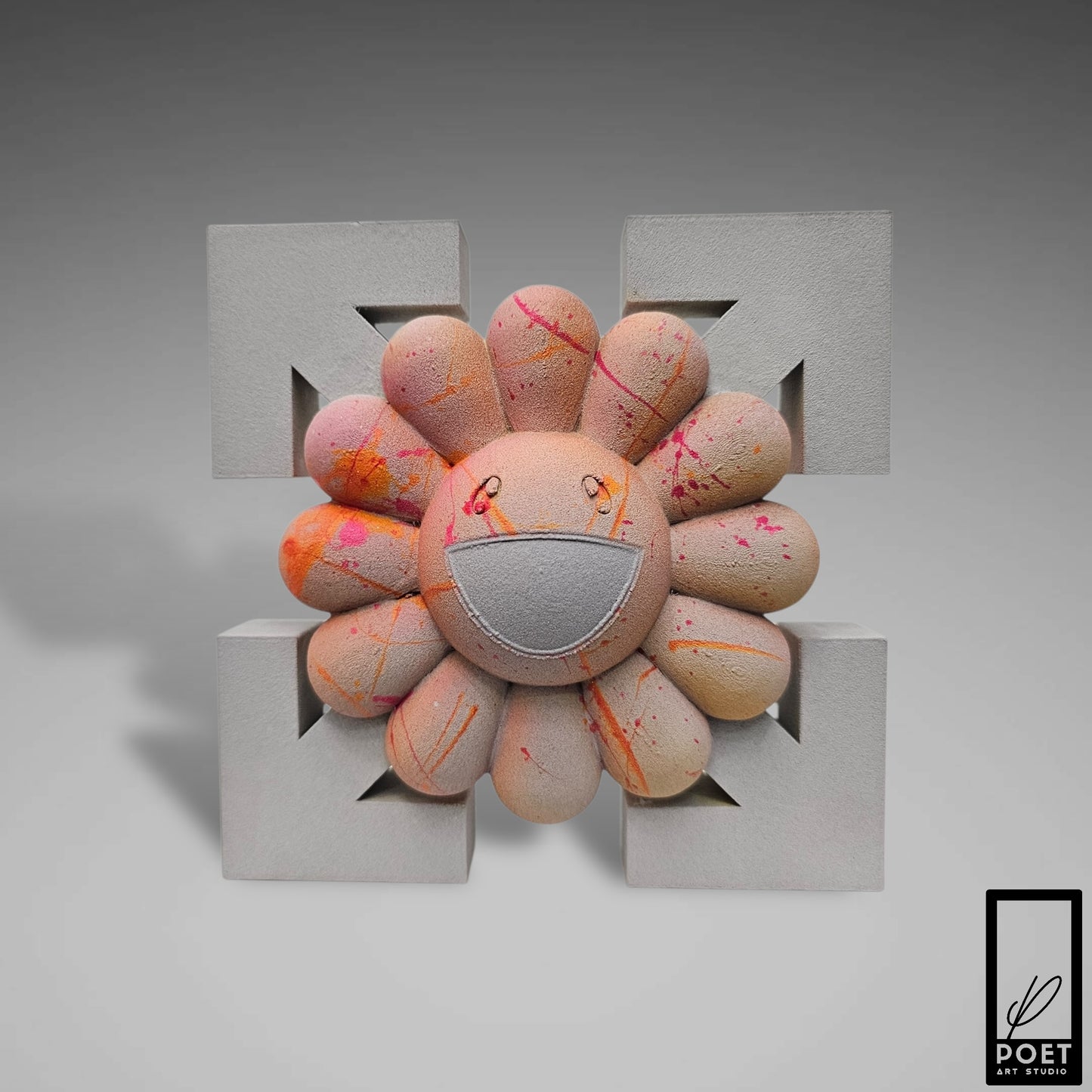 Murakami Flower Off White by Poet V15CM