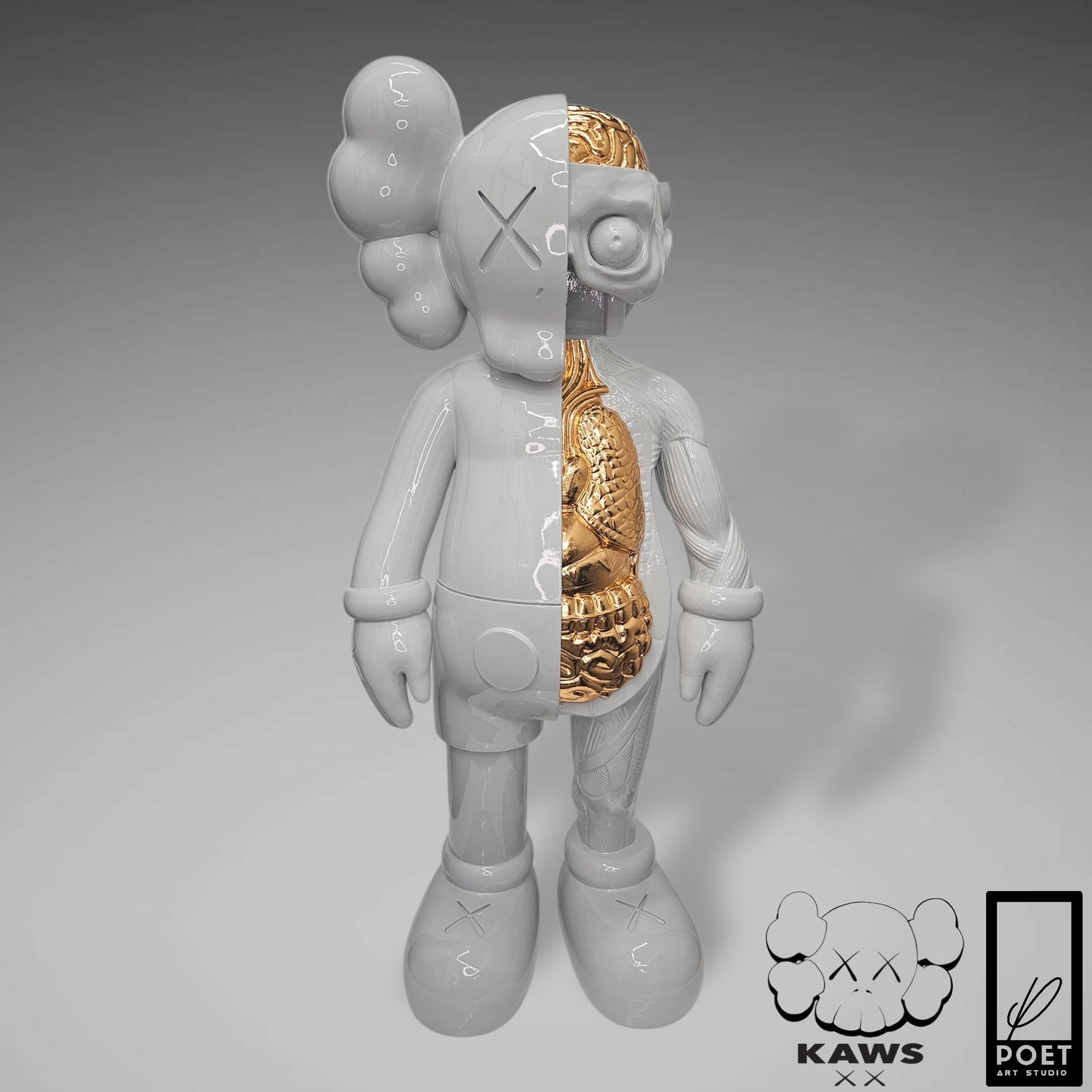 Inspired Kaws Flayed Open by Poet V130CM