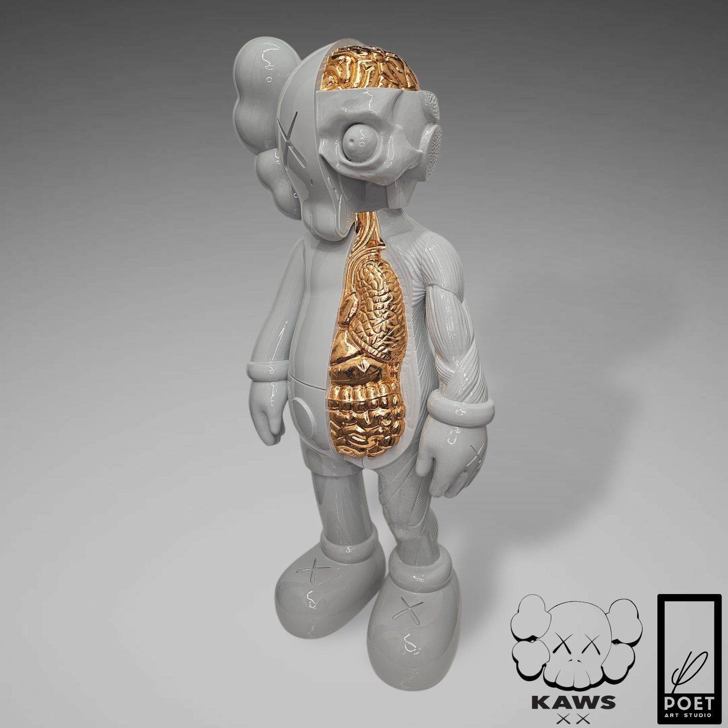 Inspired Kaws Flayed Open by Poet V130CM