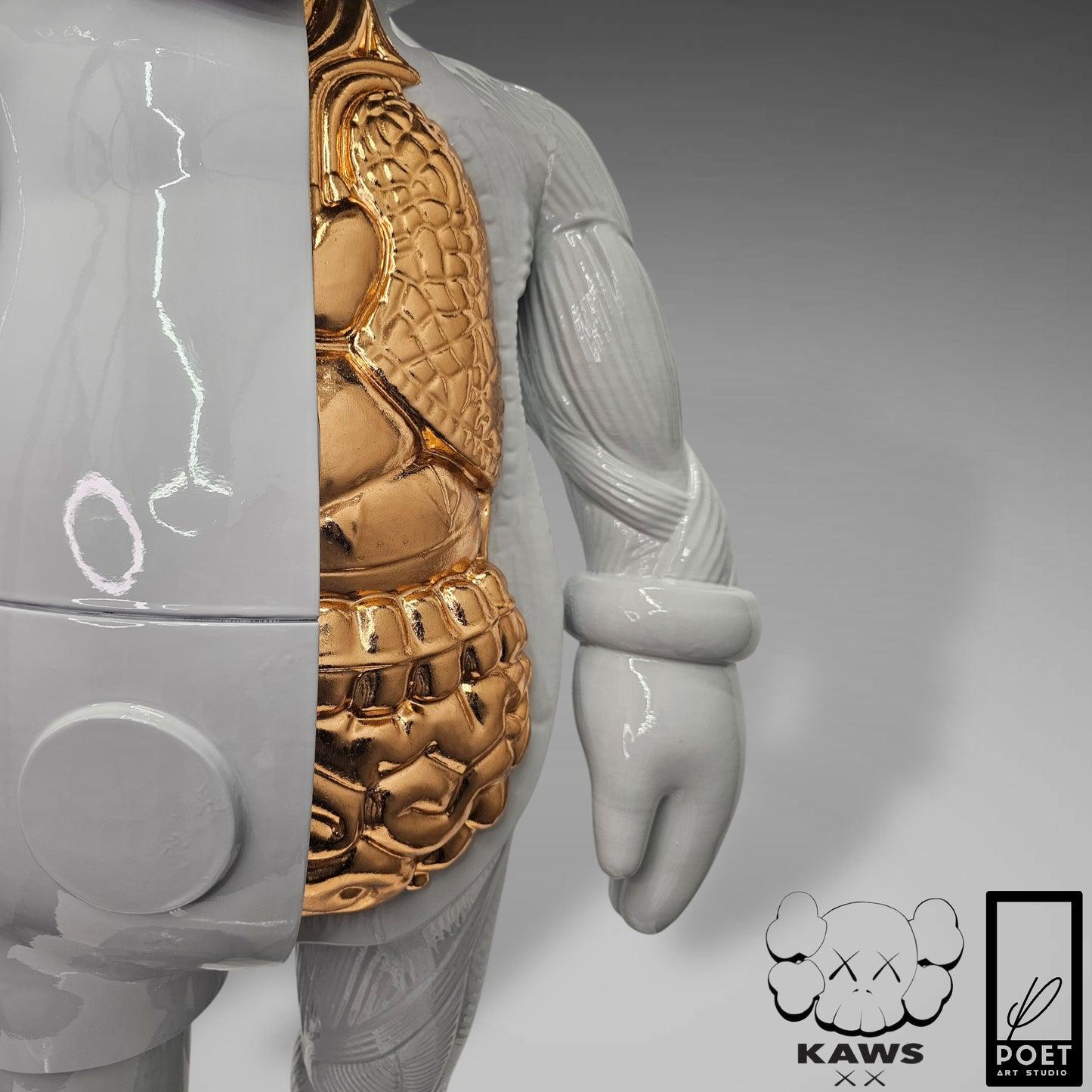 Inspired Kaws Flayed Open by Poet V130CM