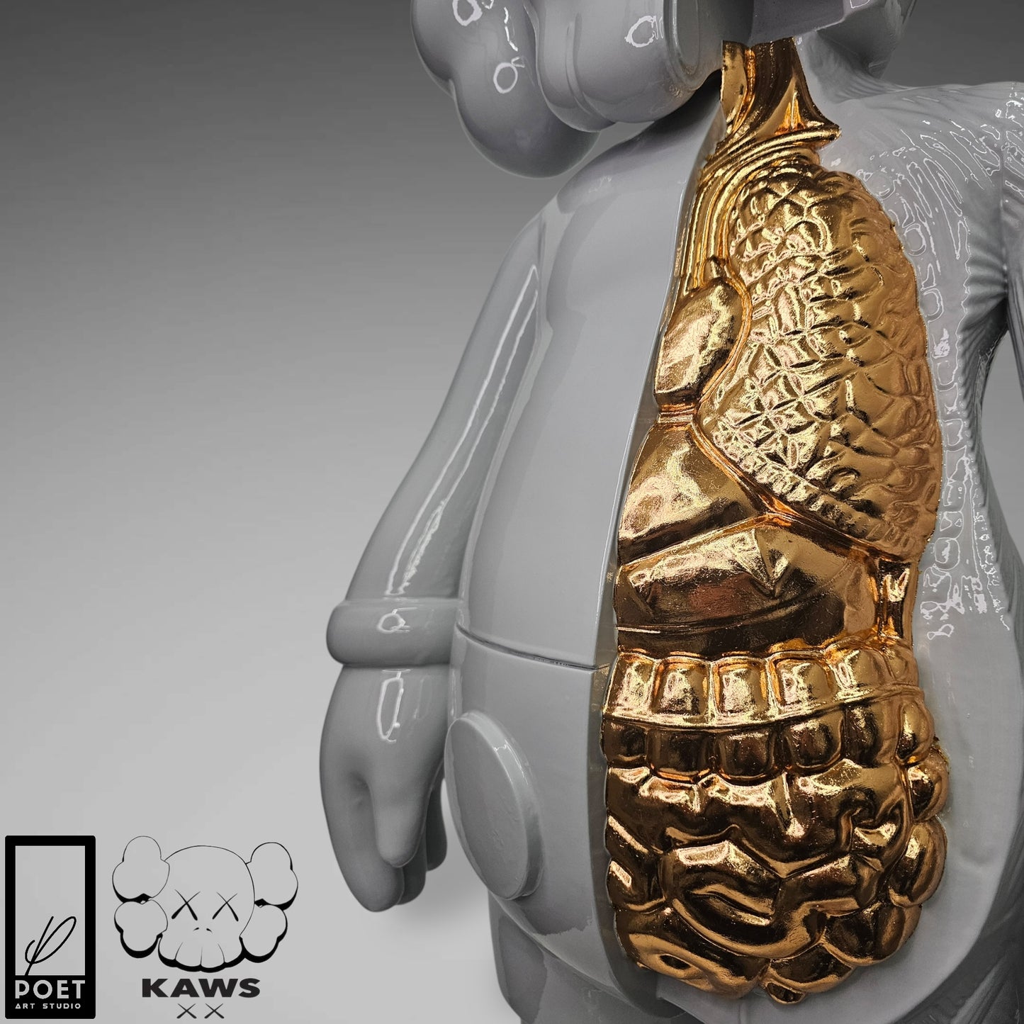 Inspired Kaws Flayed Open by Poet V130CM