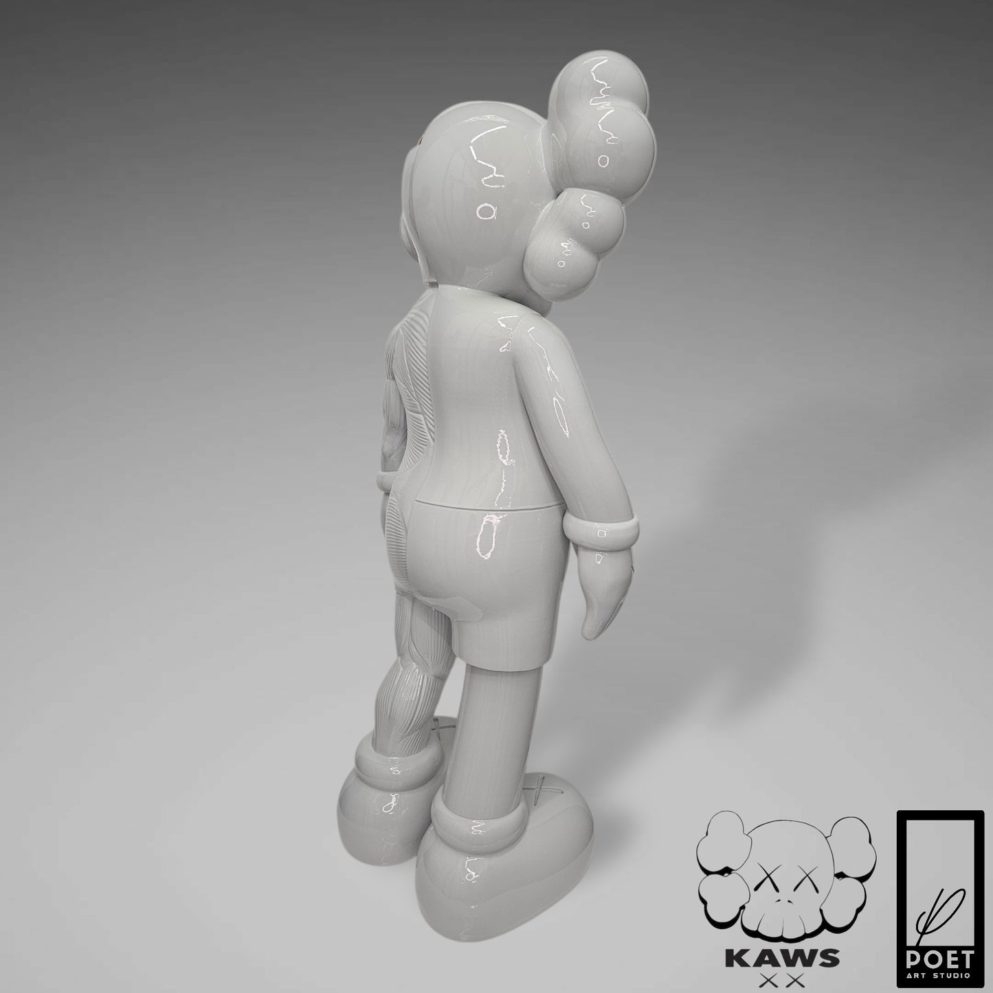 Inspired Kaws Flayed Open by Poet V130CM