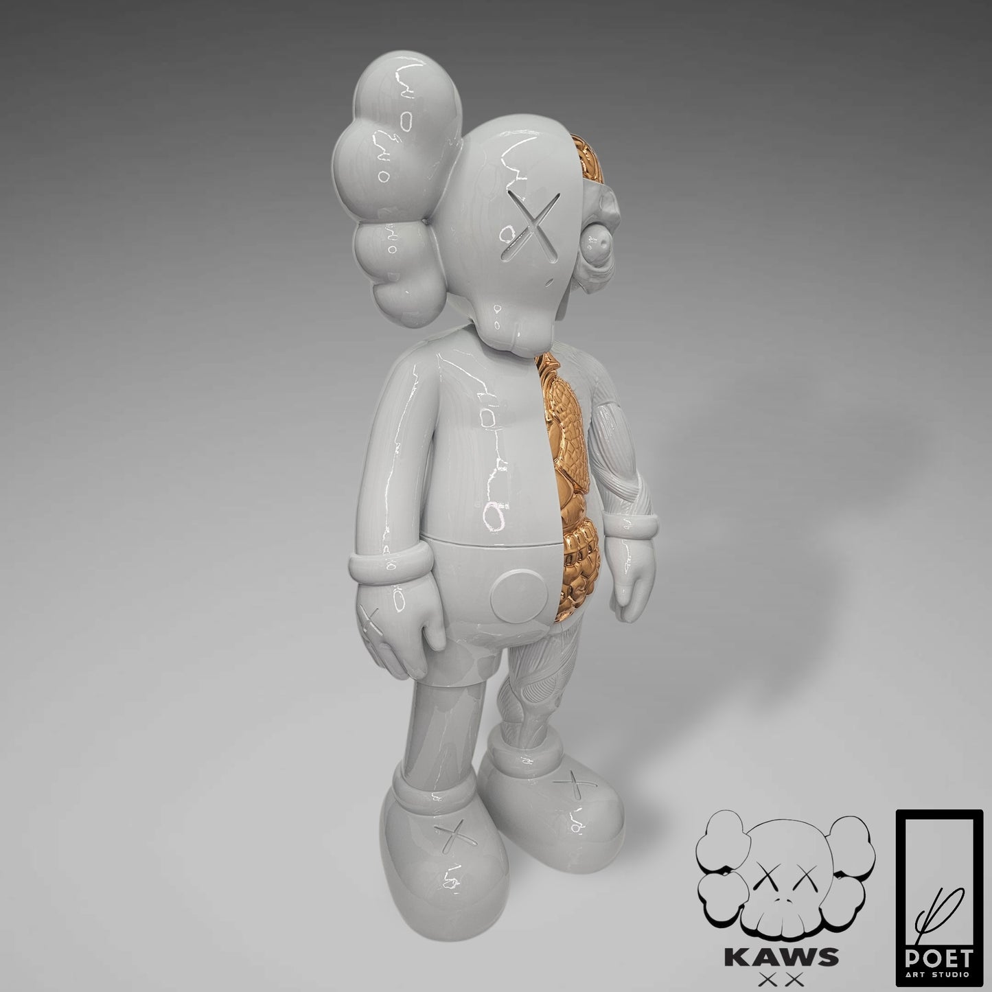 Inspired Kaws Flayed Open by Poet V130CM