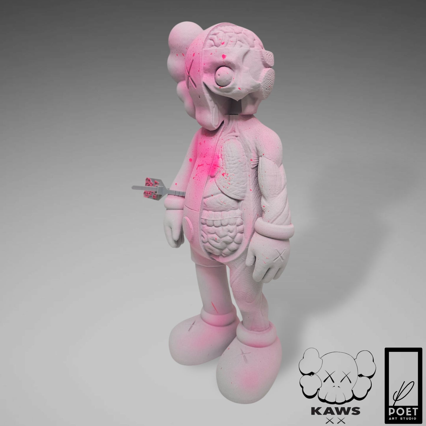 Inspired Kaws Flayed Open by Poet V45CM