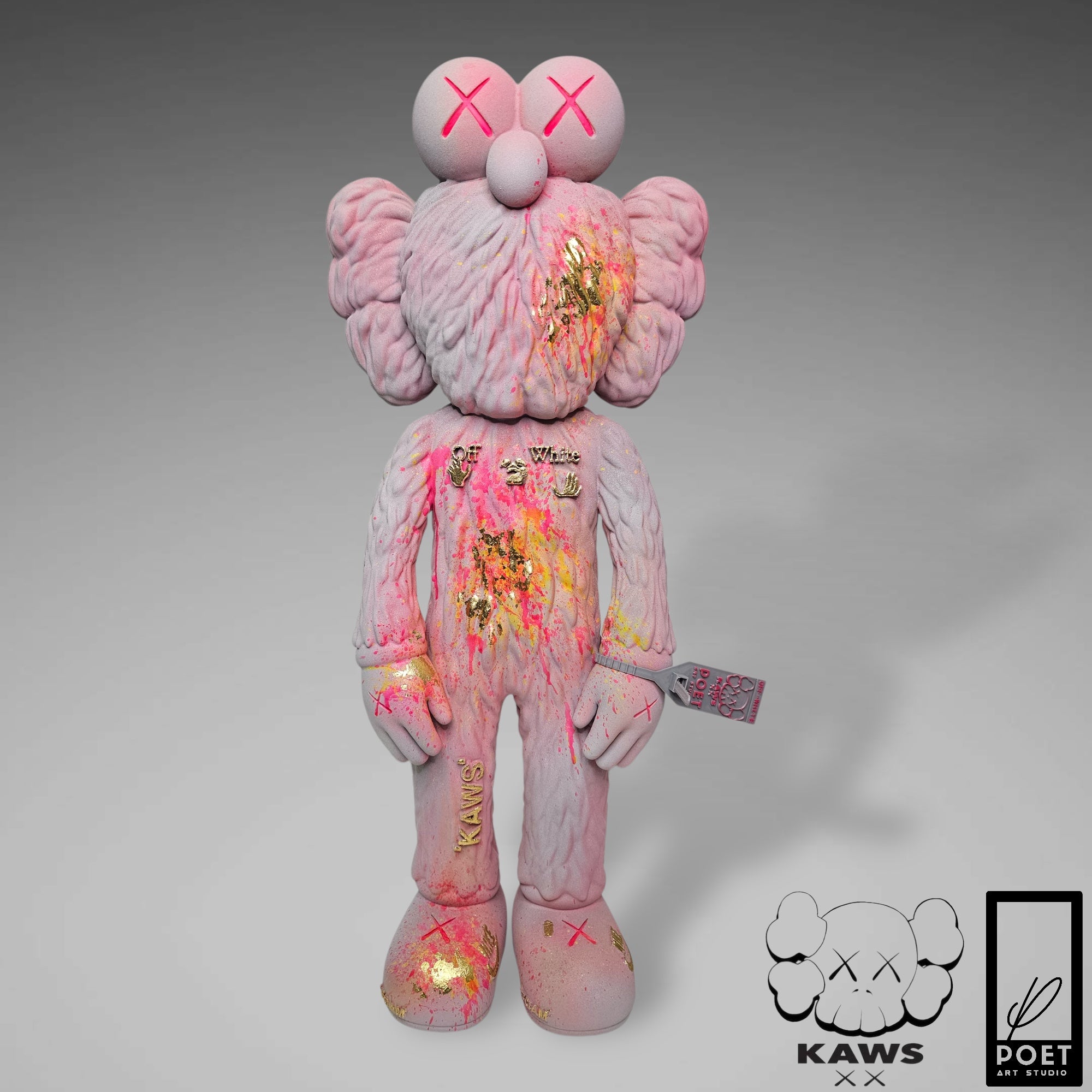 Inspired Kaws Bff Off White by Poet V80CM – POET ART STUDIO
