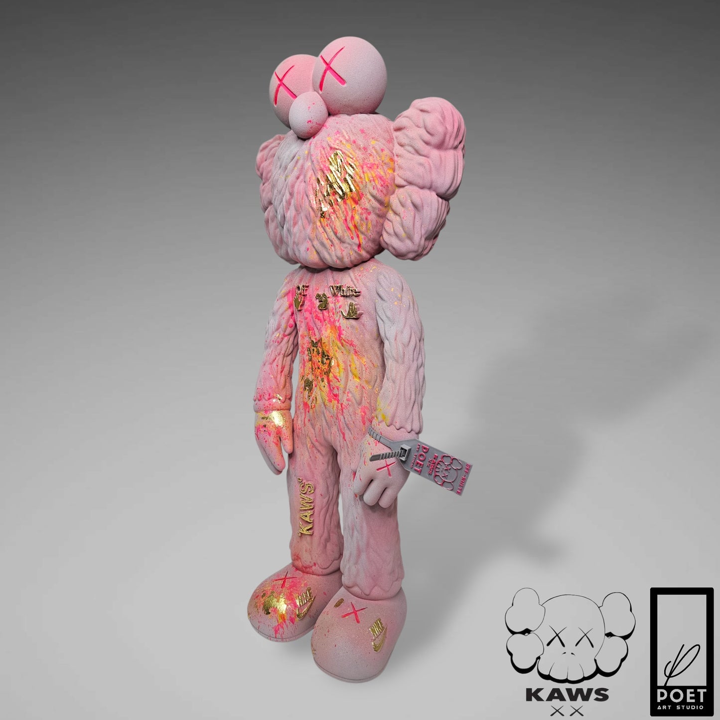Inspired Kaws Bff Off White by Poet V80CM