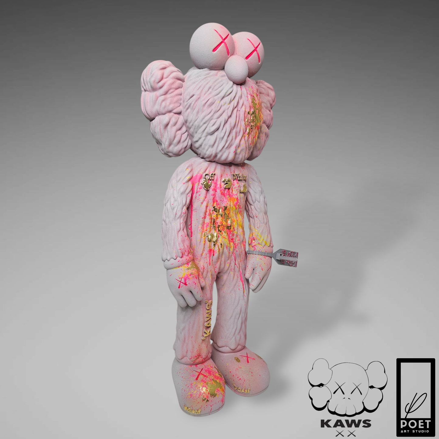 Inspired Kaws Bff Off White by Poet V80CM