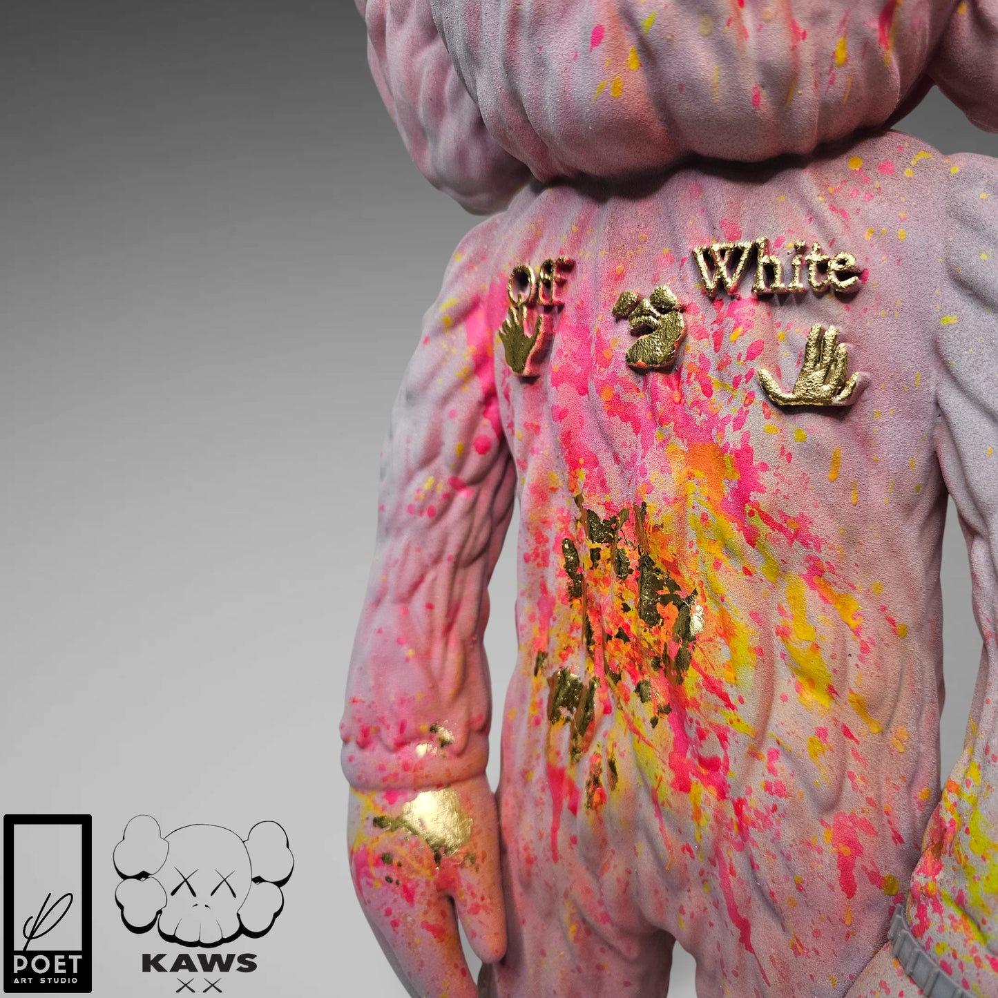 Inspired Kaws Bff Off White by Poet V80CM
