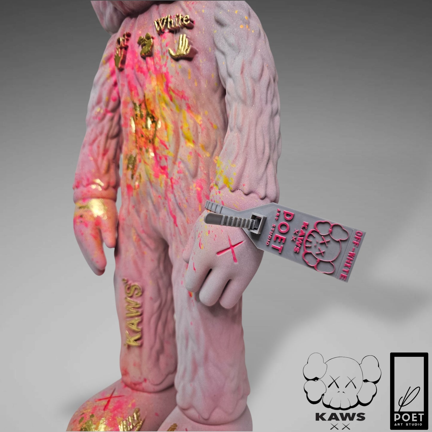 Inspired Kaws Bff Off White by Poet V80CM